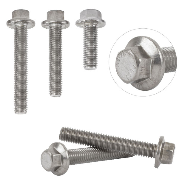 Flanged Bolts A2 Stainless Steel Hexagon Head Screws M6 Flange