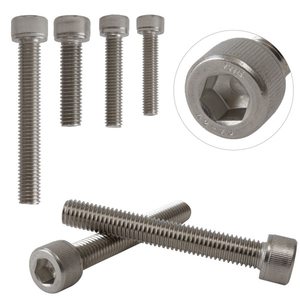 A2 Stainless Steel Hexagon Socket Head Cap Bolts Screws M10 DIN912