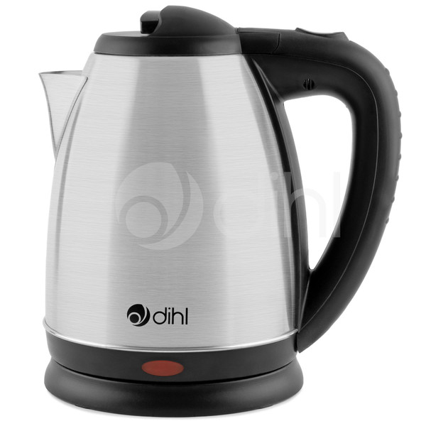 Dihl 2000W  1.8L Brushed Stainless Steel Kettle Cordless Electric Silver