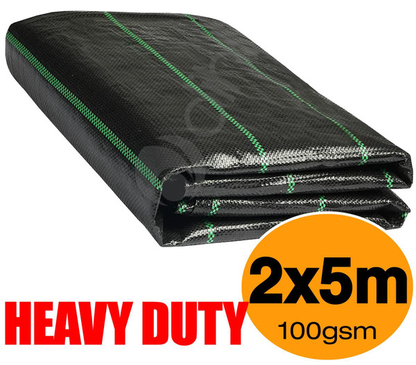 2m X 5m Ground Cover Fabric Landscape Garden Weed Control Membrane Heavy Duty