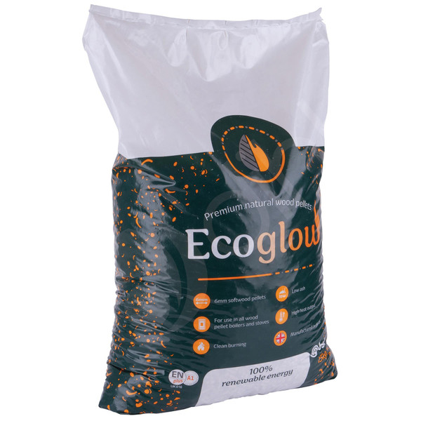 Snowflake Ecoglow Wood Fuel Pellets 15kg
