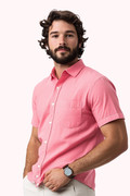 Short sleeved cotton shirt