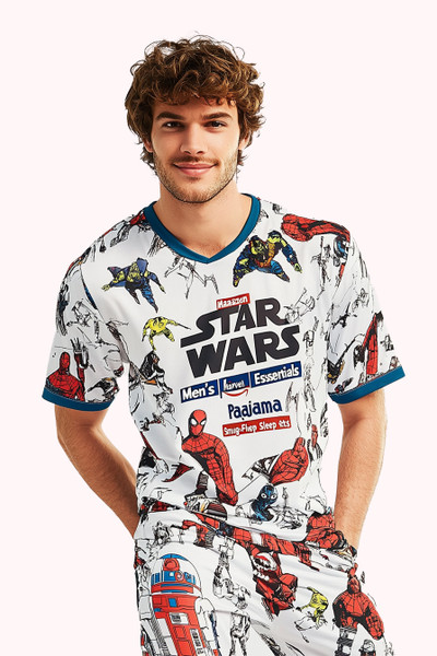 Marvel Star Wars Men's Snug-Fit Pajama Sleep Sets