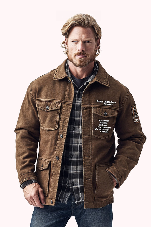 Journeyman Shirt Jacket, Flannel Lined Shacket for Men Journeyman Shirt Jacket, Flannel Lined Shacket for Men