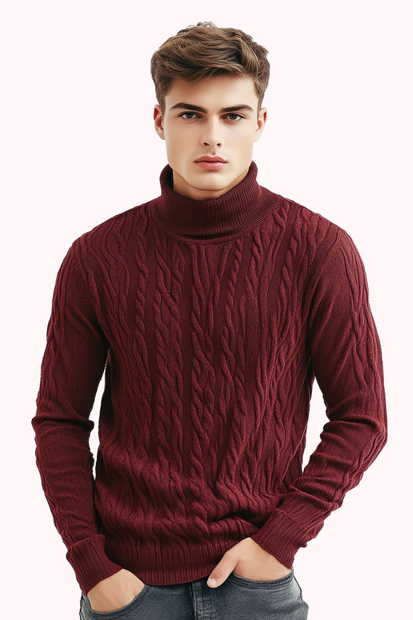 Turtneck Pullover Sweaters Long Sleeve Solid Color Turtneck Pullover Sweaters Long Sleeve Solid Color