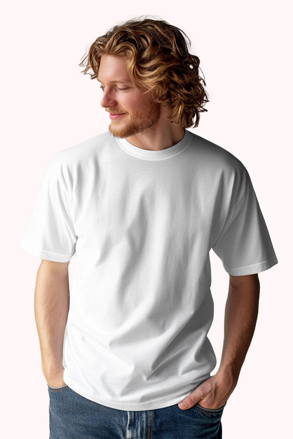 Oversized T-shirt Ground White (Bulk price)