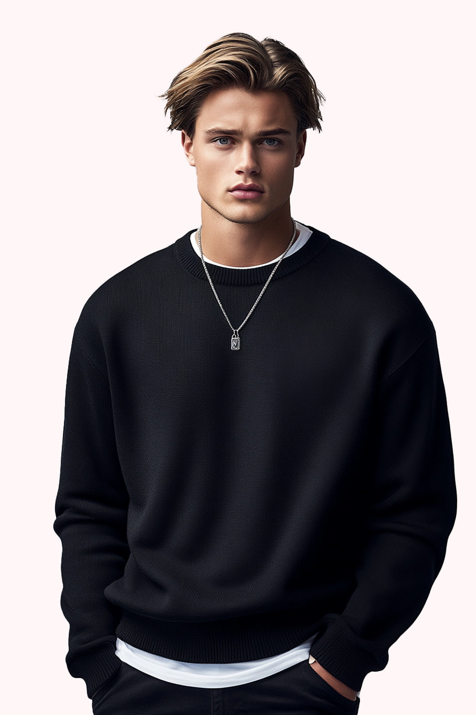 Only & Sons Sweater 'ADAM' in Black