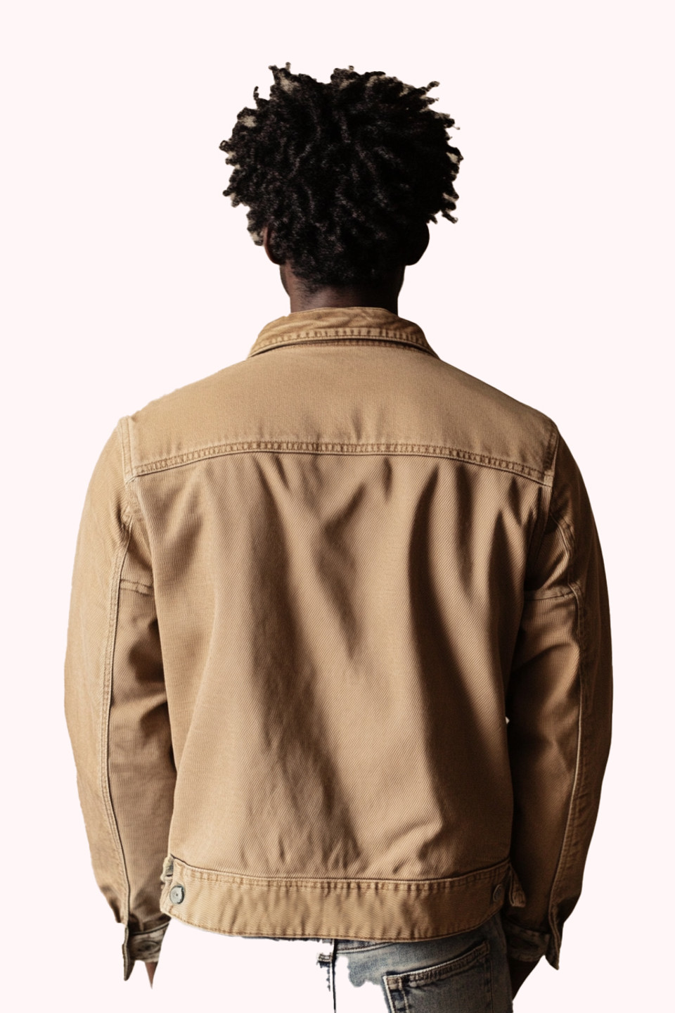 Dean Textured Trucker Jacket Chocolate Dean Textured Trucker Jacket Chocolate