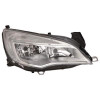 Faro ottico anteriore  destro per OPEL ASTRA J dal 2010 al 2012 H7+H7, Con Corpo Cromato, Nuovo