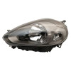 Faro ottico anteriore  sinistro per FIAT PUNTO dal 2012 H4, Con Corpo grigio scuro, Elettrico, Nuovo