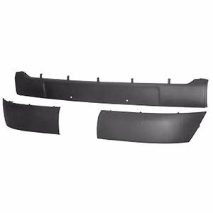 Ricambi Auto Store Kit Modanature Griglia Paraurti Anteriore Per Peugeot 307 (dal 09/2005), Colore Nero, Aftermarket, 2 Anni Di Garanzia