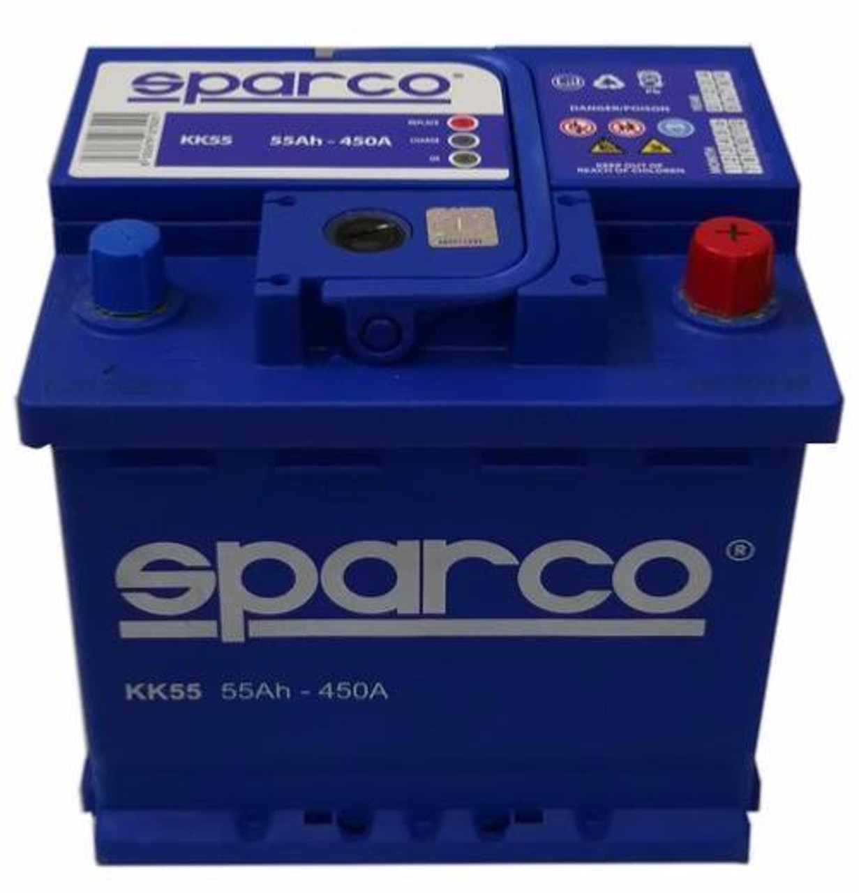 Batteria Auto SPARCO KK55 12V - 55 Ah - 450 A - Nuova