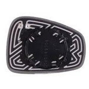 Vetro Specchietto Retrovisore Sinistro Riscaldato Per Mercedes S-CLASSE W220 (1999-2003) | Ricambio Con Piastra Di Supporto, Asferico, 2 Pin