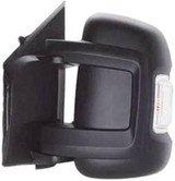 Specchietto Retrovisore sinistro Elettrico per PEUGEOT BOXER dal 2006 al 2014 Termico Nero Con braccio corto Nuovo