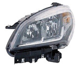 Faro ottico anteriore sinistro per FIAT DOBLO - 2015 H7+H7 Nuovo