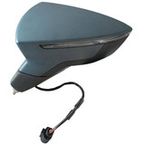 Specchietto Retrovisore sinistro per SEAT LEON 2013-2016 Elettrico Termico Abbatt. C/ Primer Nuovo