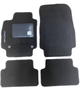 Kit 4 Tappetini Auto per RENAULT CAPTUR dal 2013 al 2019, con logo CAPTUR, con clip, Nuovi