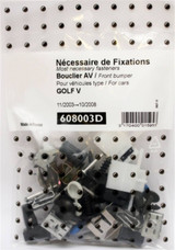 Kit Viti di fissaggio per assemblaggio Paraurti Anteriore per VOLKSWAGEN GOLF V 2003-2008 Nuovo