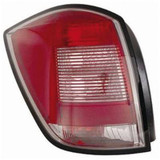 Fanale Posteriore sinistro per OPEL ASTRA H dal 2007 al 2009 Rosso Incolore, Modello SW, Nuovo
