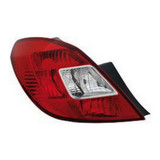 Fanale Posteriore sinistro per OPEL CORSA D dal 2011 al 2014 Rosso Incolore, Modello 5 Porte, Nuovo