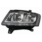 Faro ottico Anteriore sinistro per AUDI Q5 dal 2012 al 2016 Elettrico, H7+H7, Nero, Nuovo