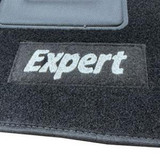 Tappetini auto per PEUGEOT EXPERT II, 2007-2016, con logo EXPERT, moquette nera e CLIPS, Nuovo