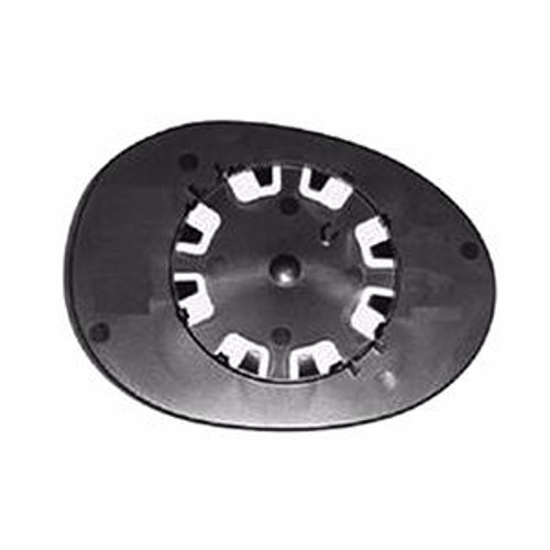 Vetro Specchio sinistro per PEUGEOT 107 dal 2005 al 2012 Con Piastra Nuovo