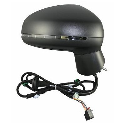 Specchietto Retrovisore destro per AUDI A1 dal 2010 al 2014 Elettrico, Termico, con abbattimento, da verniciare, Nuovo