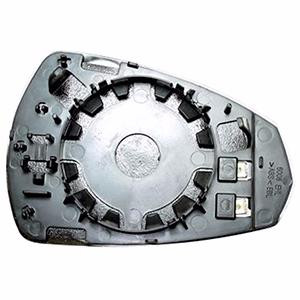 Vetro Specchio sinistro per AUDI A3 RY - 2012 Asferico Termico C/Piastra Nuovo