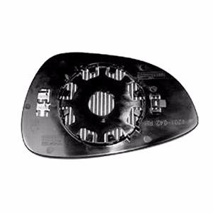 Vetro Specchio sinistro per FORD FIESTA - 2008 > 2012 Asferico Termico C/Piastra Nuovo