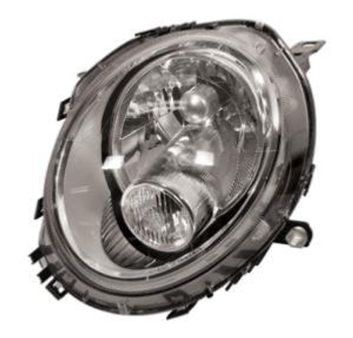 Faro ottico anteriore sinistro BMW MINI R56/R57 One/Cooper dal 2011 al 2014 H4 Incolore Nuovo