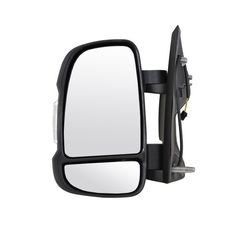 Specchietto Retrovisore sinistro per CITROEN JUMPER dal 2006 al 2014 Manuale, Braccio corto, Nero, Nuovo