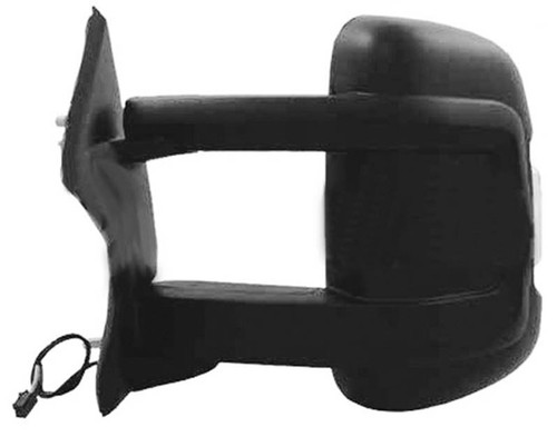 Specchietto Retrovisore sinistro per PEUGEOT BOXER dal 2006 al 2014 Elettrico Termico Braccio lungo Nero Nuovo