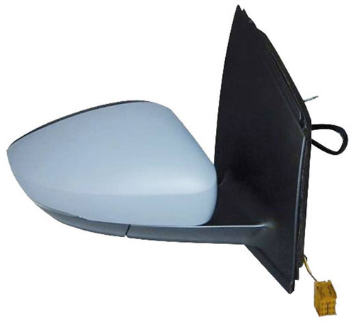 Specchietto Retrovisore destro per VOLKSWAGEN POLO - 2009 > 2014 Meccanico C/connettore rettangolare C/Primer Nuovo