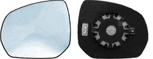 Vetro Specchio sinistro per CITROEN C4 PICASSO RY dal 2010 Asferico Termico Con Piastra vetro blu Nuovo
