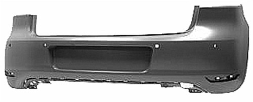 Paraurti Posteriore per VOLKSWAGEN GOLF 6 - 2008 > 2012 C/ Sensori di Parcheggio da Verniciare