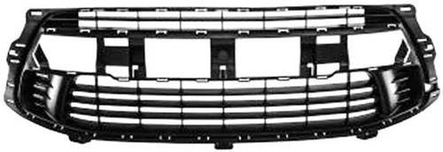 Griglia Paraurti Anteriore centrale per CITROEN C4 dal 2008 al 2010 Inferiore Nera Nuova