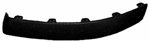 Modanatura Paraurti Anteriore sinistro per CITROEN C4 dal 2004 al 2008 Nera Nuova