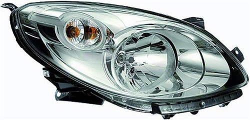 Faro ottico anteriore destro per RENAULT TWINGO II - 2007 > 2011 H4 C/ Corpo Cromato Nuovo