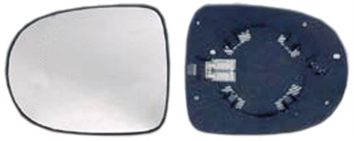 Vetro Specchio sinistro per RENAULT TWINGO II - 2012 Termico C/ Piastra Nuovo