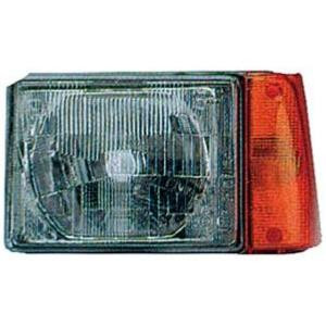 Faro ottico anteriore sinistro per FIAT PANDA dal 1998 al 2003 Arancio, Con corrett Ass Elettrico, Nuovo