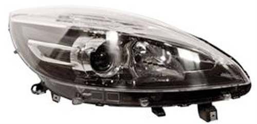 Faro ottico anteriore destro per RENAULT SCENIC III - 2012 > 2013 H7+H7 Nuovo