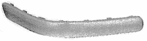 Modanatura Paraurti Posteriore per VOLKSWAGEN GOLF 4 - 1997 > 2003 sinistra Nuova da Verniciare