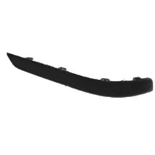 Modanatura destra Paraurti Posteriore per OPEL ASTRA H SW dal 2004 al 2007 Nera, Nuova