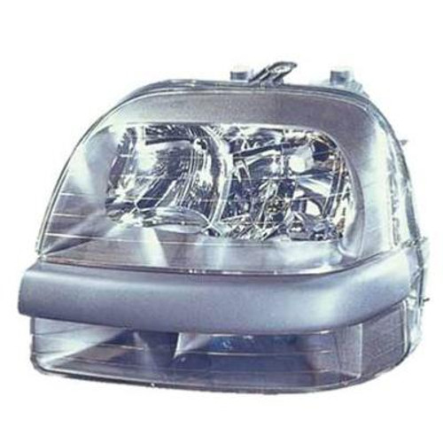 Faro ottico anteriore sinistro per FIAT DOBLO dal 2001 al 2005 H7+H1 Nuovo