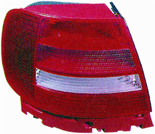 Fanale Posteriore sinistro per AUDI A4 - 1999 > 2000 Rosso / Incolore Mod. Berlina Nuovo
