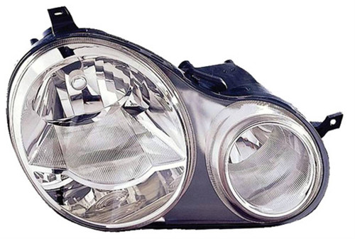 Faro ottico anteriore destro per VOLKSWAGEN POLO - 2001 > 2005 H7+H1 Adatt. Marelli Nuovo
