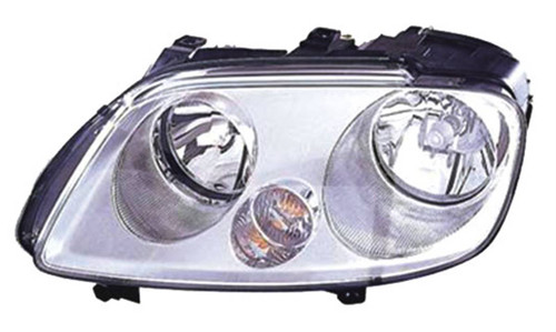 Faro ottico anteriore sinistro per VOLKSWAGEN TOURAN - 2004 > 2006 H7+H1 Nuovo
