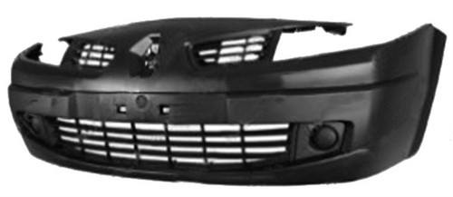 Paraurti Anteriore per RENAULT MEGANE II - 2006 > 2008 C/Primer c/sedi per fenfdinebbia Nuovo