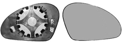 Vetro Specchio destro per SEAT IBIZA - 2002 > 2005 Termico C/Piastra Nuovo